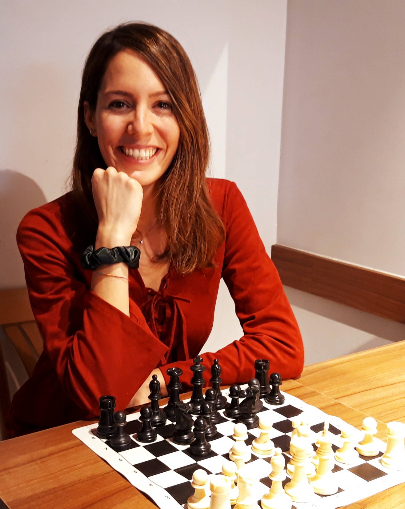 María Rodrigo  El ajedrez es un deporte de combate. Tu objetivo