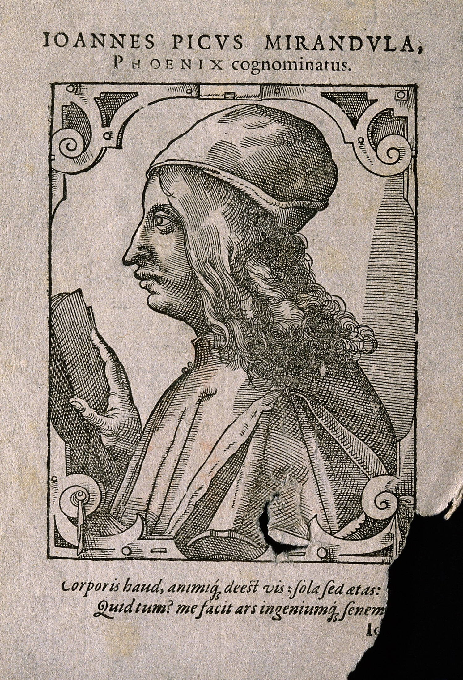 Giovanni Pico della Mirandola (Johannes Picus Mirandulanus). Wellcome V0004659EL