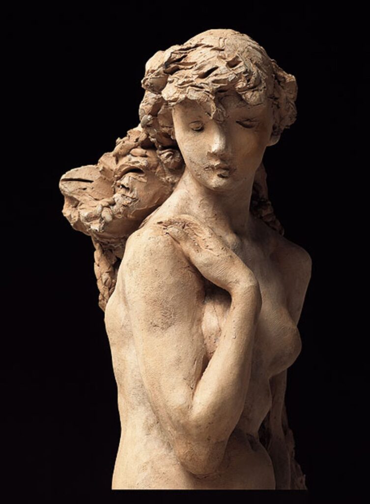 Jeune fille à la gerbe(Muchacha con gavilla). 1886? Terracota. Musée Rodin, París